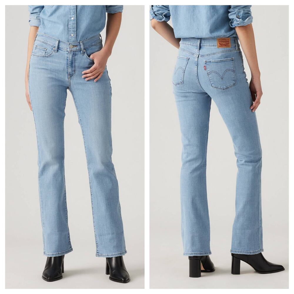 NEW Levi's Classic Bootcut Jeans Womens 30 x 32 10 M Mid Rise Blue Denim Stretch